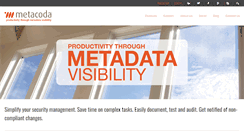 Desktop Screenshot of metacoda.com